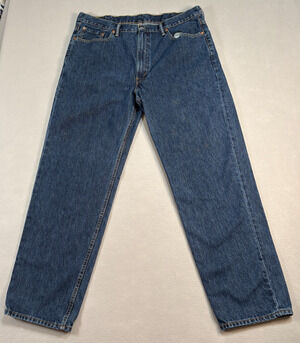 Levi's‎ 550 Men's Relaxed Fit Jeans Size 42x34 Dark Wash Straight Leg